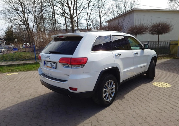 Jeep Grand Cherokee cena 88900 przebieg: 92000, rok produkcji 2016 z Kraków małe 56